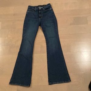 BNWT medium wash Banana republic high rise flare jeans size 28